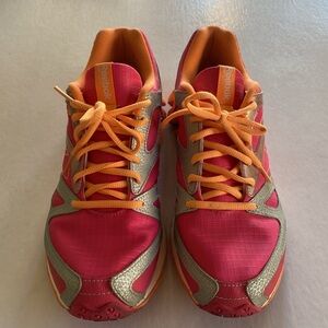 Reebok Zigtech Women's Pink and Orange Running Shoes Size 7.5 Women’s